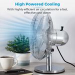 Tower 12" Metal Desk Fan